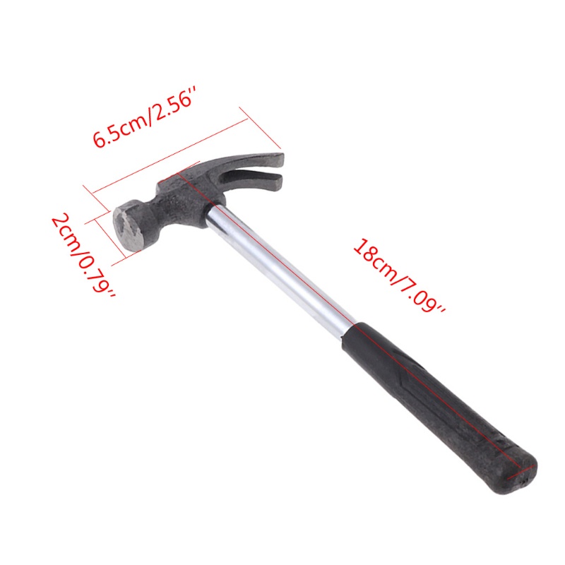 Búa Thép Không Gỉ 18cm Có Tay Cầm Nhựa Dùng Để Sửa Chữa Đồ Gỗ