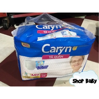 Tã quần mỏng nhẹ caryn gói cực đại m16 - 16 miếng