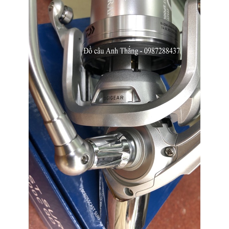 Máy câu lô nông Daiwa Crosscast Surf SCW 5000C QD 35/45