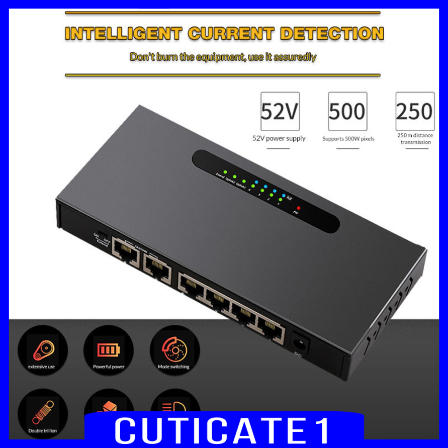 Bộ Chuyển Đổi Mạng Poe 4 Cổng 10 / 100 / 1000m Pbs Lan