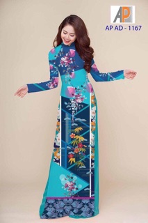 Vải áo dài lụa nhật. 250k/áo; 350k/bộ