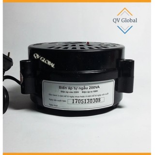 Đổi nguồn lioa 200VA - Biến áp đổi nguồn áp 1 pha LiOA DN002 0.2KVA (Đen)