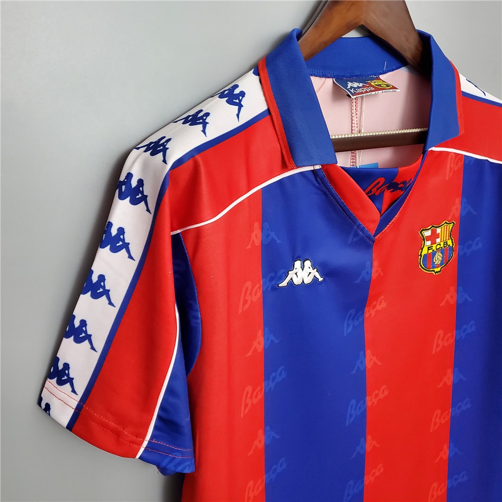 Áo Bóng Đá Đội Tuyển Barcelona 92-95 Phong Cách Retro
