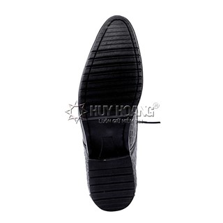 Giày nam vân cá sấu màu đen PH7128