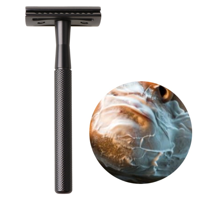 Youyo Dụng Cụ Tẩy Lông Tay Cầm Dài Không Trượt Hai Cạnh Đóng Kín Cổ Điển Truyền Thống Cổ Điển An Toàn Cho Dao