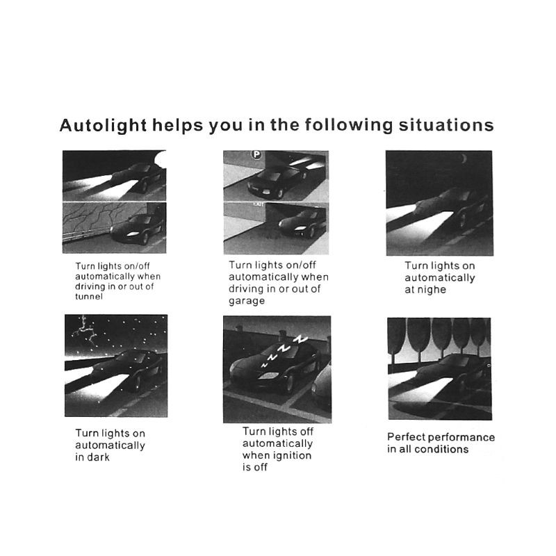 Bộ Cảm Biến Đèn Tự Động 12v Cho Xe Hơi