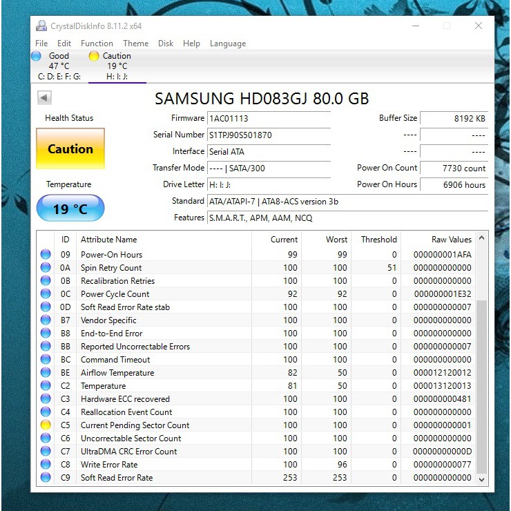 HDD PC Caution 500gb 320gb 250gb 160gb 80gb ổ báo caution nhưng vẫn cài được win hoặc để trống lưu dữ liệu ok