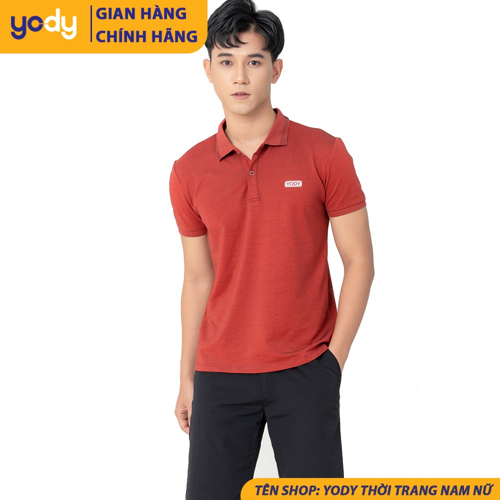 Áo phông nam Mắt Chim YODY áo thun nam ngắn tay có cổ co giãn thấm hút mồ hồi tốt APM3299 | BigBuy360 - bigbuy360.vn