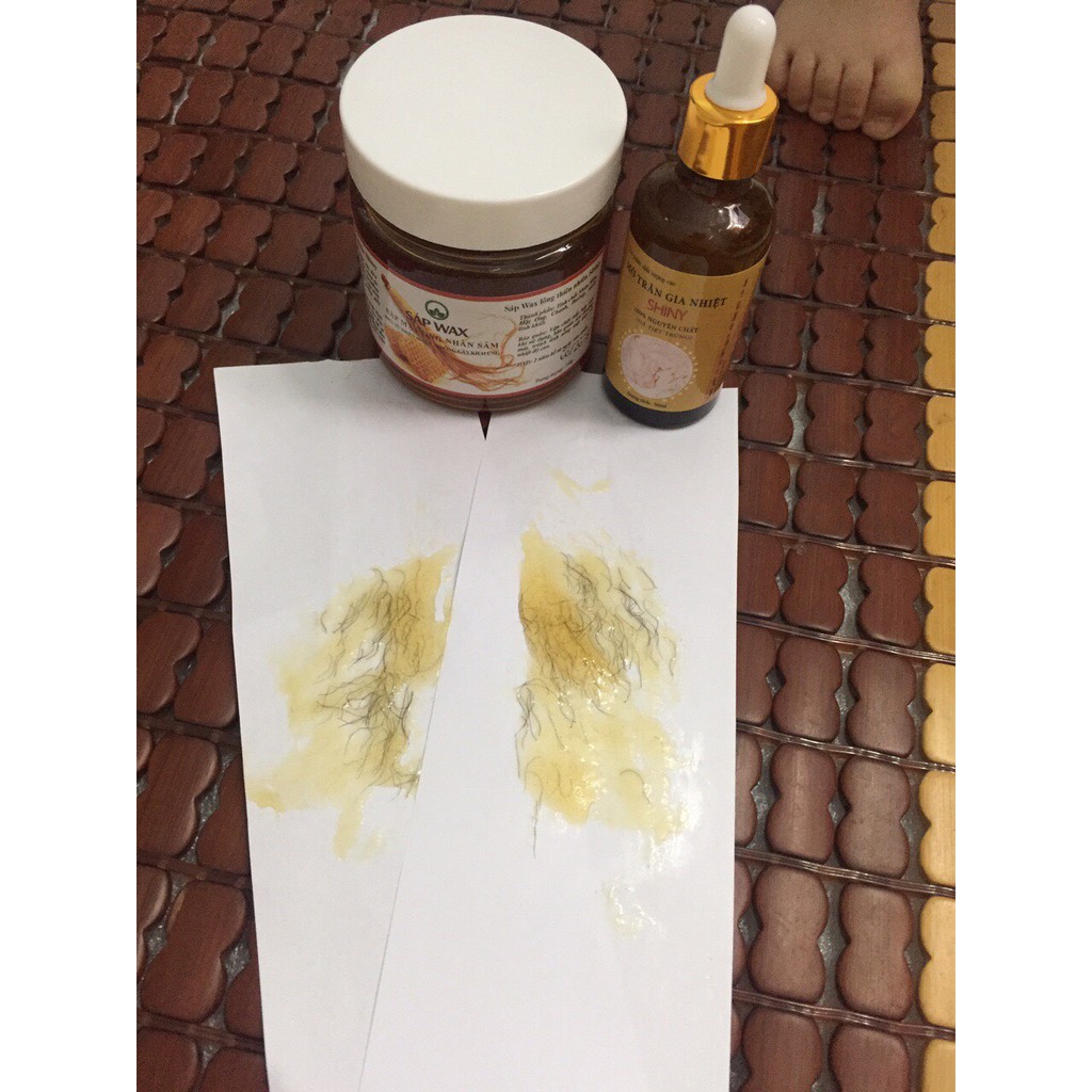 Combo Triệt Lông Sáp Wax + Mỡ Trăn Shiny Handmade(Tặng Kèm Dụng Cụ Wax)