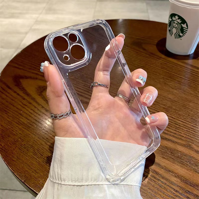Ốp Điện Thoại Trong Suốt Chống Sốc Họa Tiết Vũ Trụ Cho iPhone 14 Pro Max 13 Pro Max 12 Pro Max 11 Pro Max 7 8 Plus