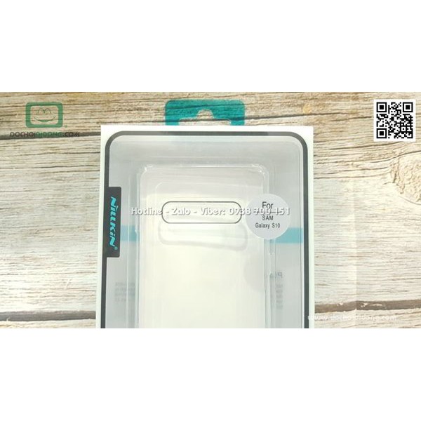 Ốp lưng Samsung S10 Nillkin dẻo trong siêu mỏng