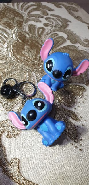 STITCH GẤU Bông 3 mẹ con .....móc khóa.....