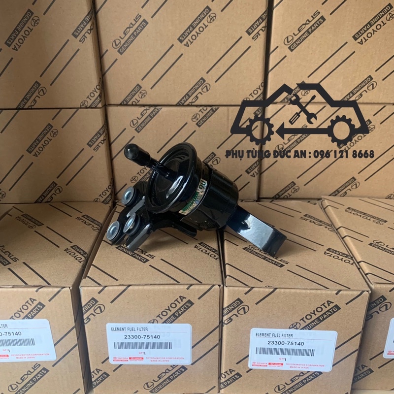 Lọc xăng, lọc nhiên liệu xe ô tô Toyota Innova mã 23300-75140