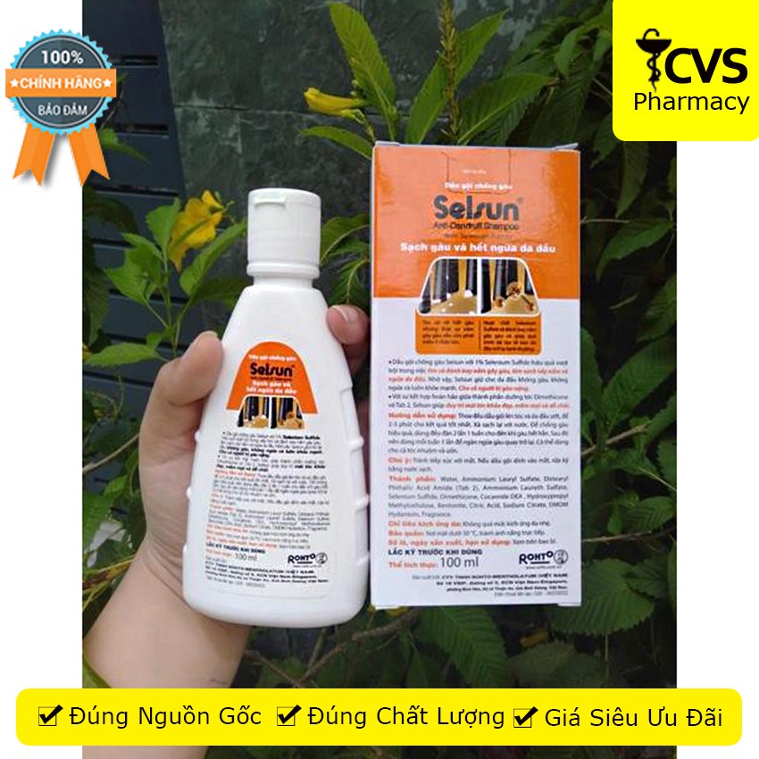 Dầu gội chống gàu Selsun Anti-Dandruff Shampoo - cvspharmacy