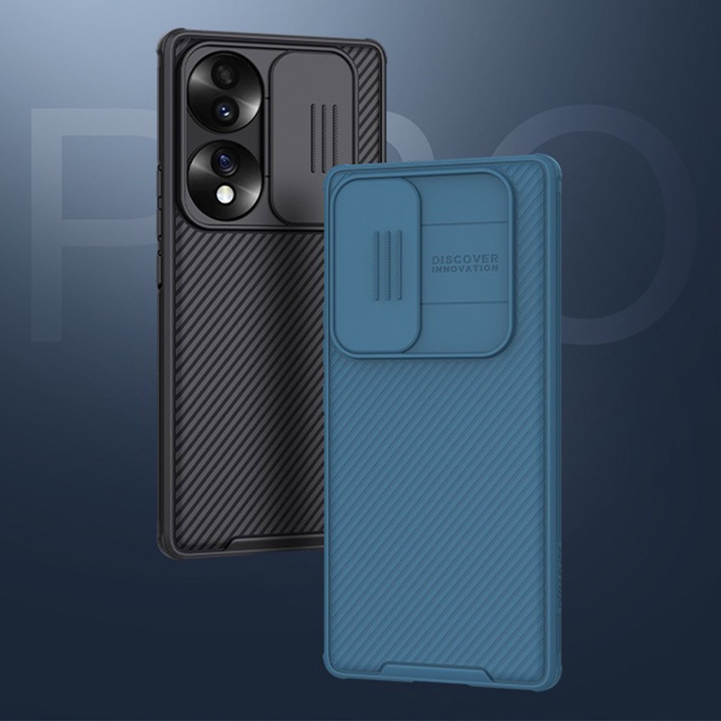 Ốp Điện Thoại Chống Trầy Xước Có Thanh Trượt Bảo Vệ Camera Cho Honor 70