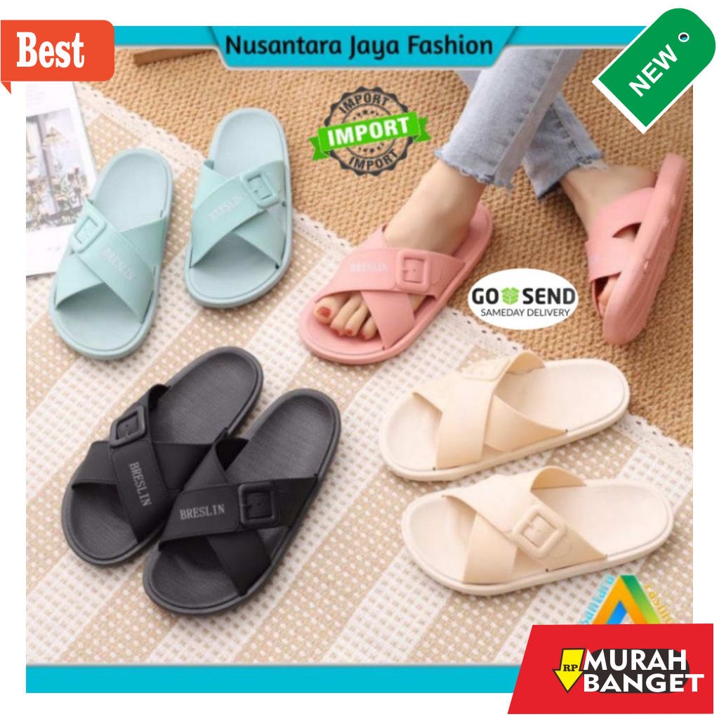 Giày Sandal Thời Trang Mới Nhất Cho Nữ ⚡Giày Sandal Nhựa Dành Cho Nữ 12.12 1969 X1C