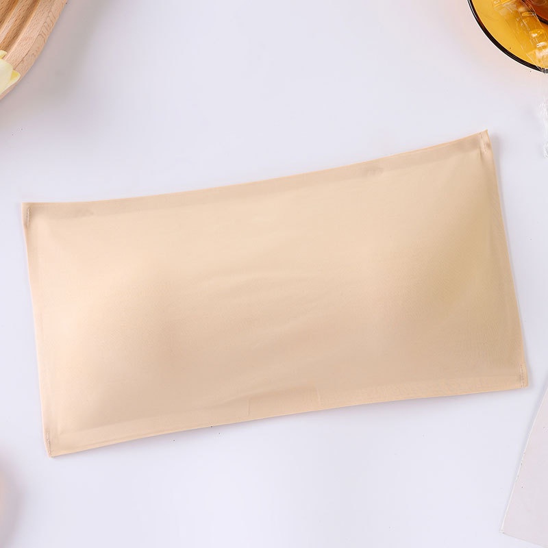 Áo Ngực Ống Không Dây Bằng Lụa Lạnh Mỏng Chống Chói Thời Trang Mùa Hè Cho Nữ