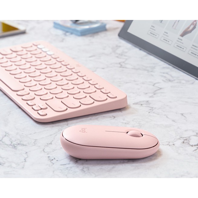 Chuột Bluetooth không dây Logitech Pebble M350 nhỏ và yên tĩnh | BigBuy360 - bigbuy360.vn