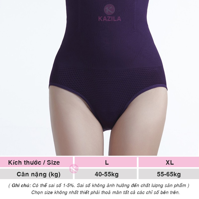 Quần gen bụng cotton cao cấp ( quần lót nịt bụng nữ ) giúp eo thon, nâng mông chống xệ Kazila QLD3 | BigBuy360 - bigbuy360.vn