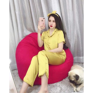 [MÃ SST12381 GIẢM 20K ĐƠN 0Đ] Đồ Bộ Phi Lụa Trẻ Trung Thanh Lịch