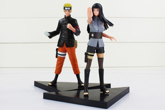 Có sẵn  Set 2 Mô hình NARUTO + HYUGA HINATA  2 kiểu chọn lựa