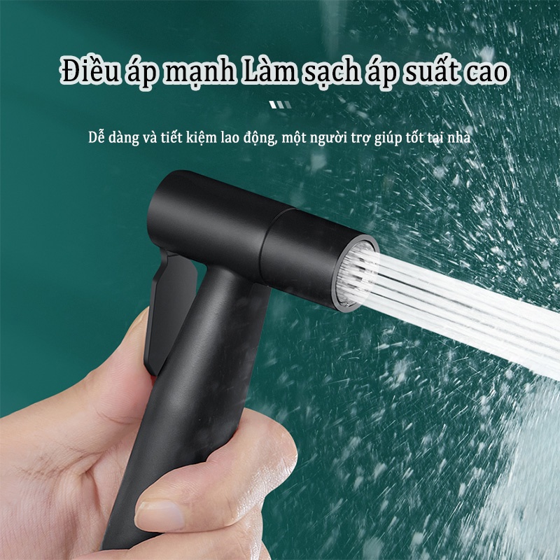 Tay cầm xịt vệ sinh GUANCHUANG Bidet 304 bằng thép không gỉ thiết kế cầm tay