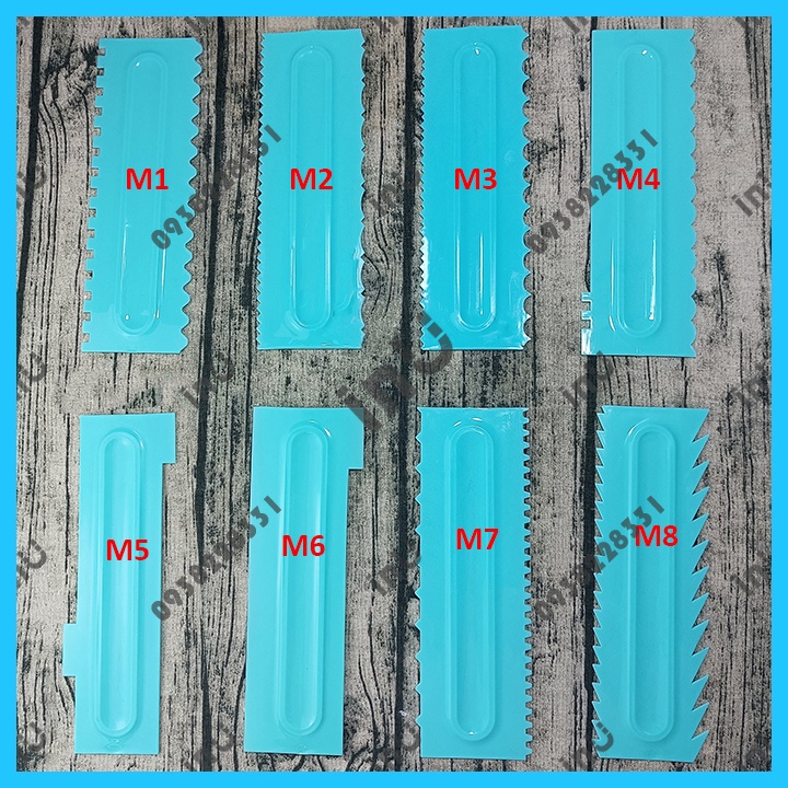 Dụng cụ chà láng bánh kem tạo viền thành bánh kem sinh nhật