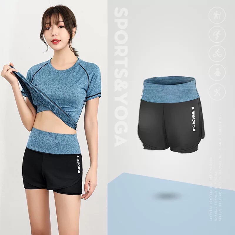Quần Tập Gym Nữ Quần Đùi Gen Bụng Nâng Mông Co Giãn Thấm Hút Mồ Hôi Ôm Body SYJDK K1-B5 | BigBuy360 - bigbuy360.vn