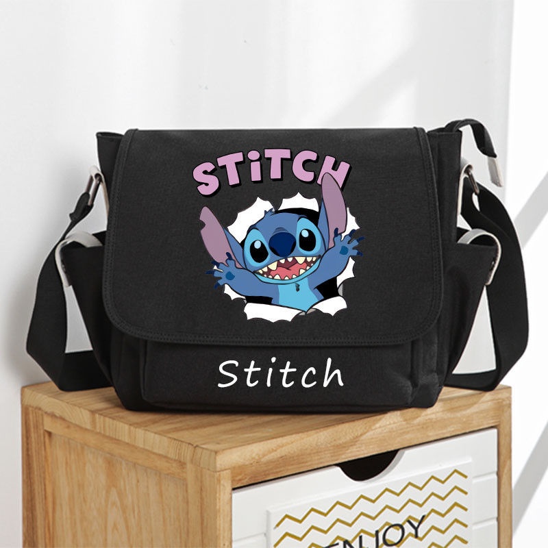 Ba Lô Đi Học Họa Tiết Stitch Hoạt Hình Dễ Thương Cho Nam Và Nữ
