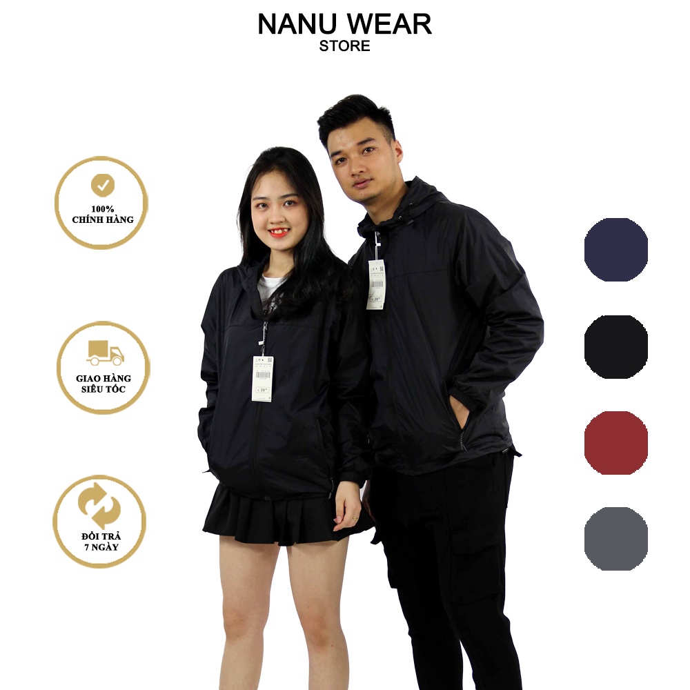 Áo khoác gió nam - nữ NANU WEAR ZR