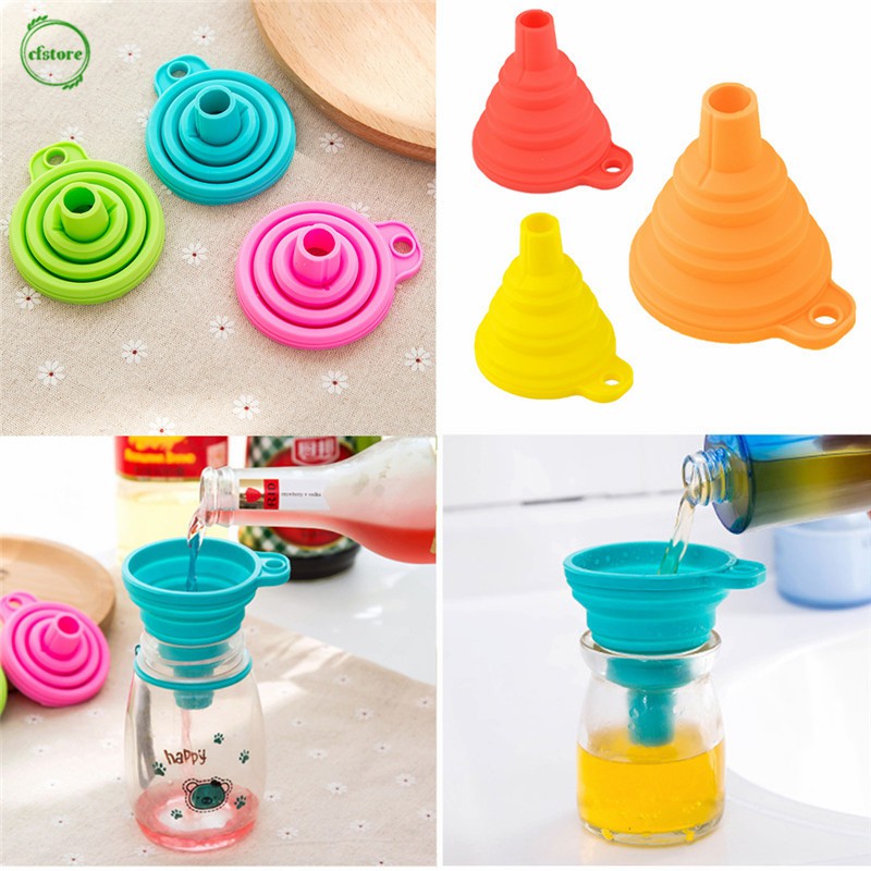 Phễu Silicon Có Thể Xếp Gọn Tiện Lợi