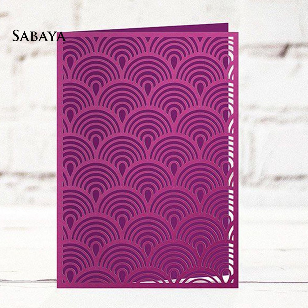 Khuôn Cắt Giấy Làm Từ Kim Loại Tạo Nền Cho Trang Trí Scrapbook