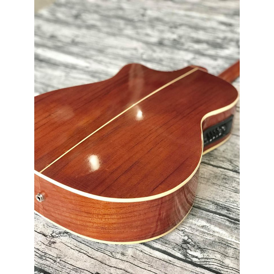 Guitar Acoustic gỗ thịt HD-F75Sv có EQ kết nối ra loa