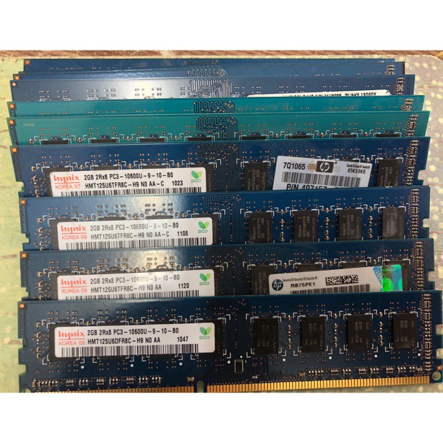 Ram Máy Tính Bàn  PC3  - 2GB - 4GB Bus (1333-10600S) -(1600 - 12800S) Hàng tháo máy.