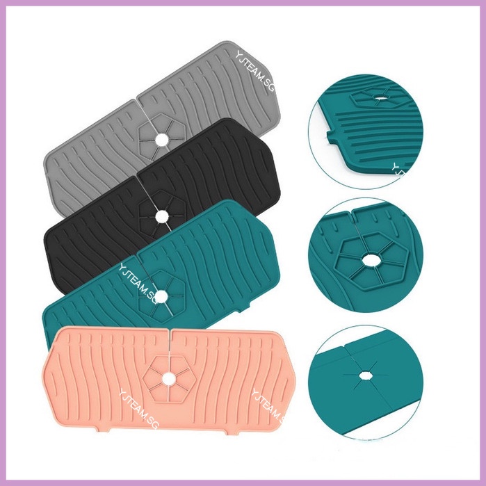 Thảm Silicone Phơi Khô Chén Dĩa 2 Kích Thước Nâng Cấp 61 * 14.8 Cm