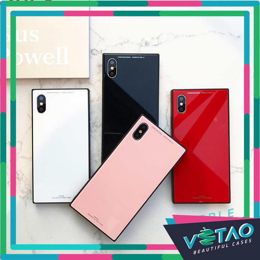 [ FREESHIP TỪ 50K TOÀN QUỐC ] Ốp lưng Iphone trơn vuông