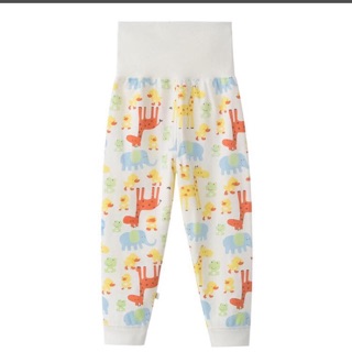 Quần cotton cạp cao