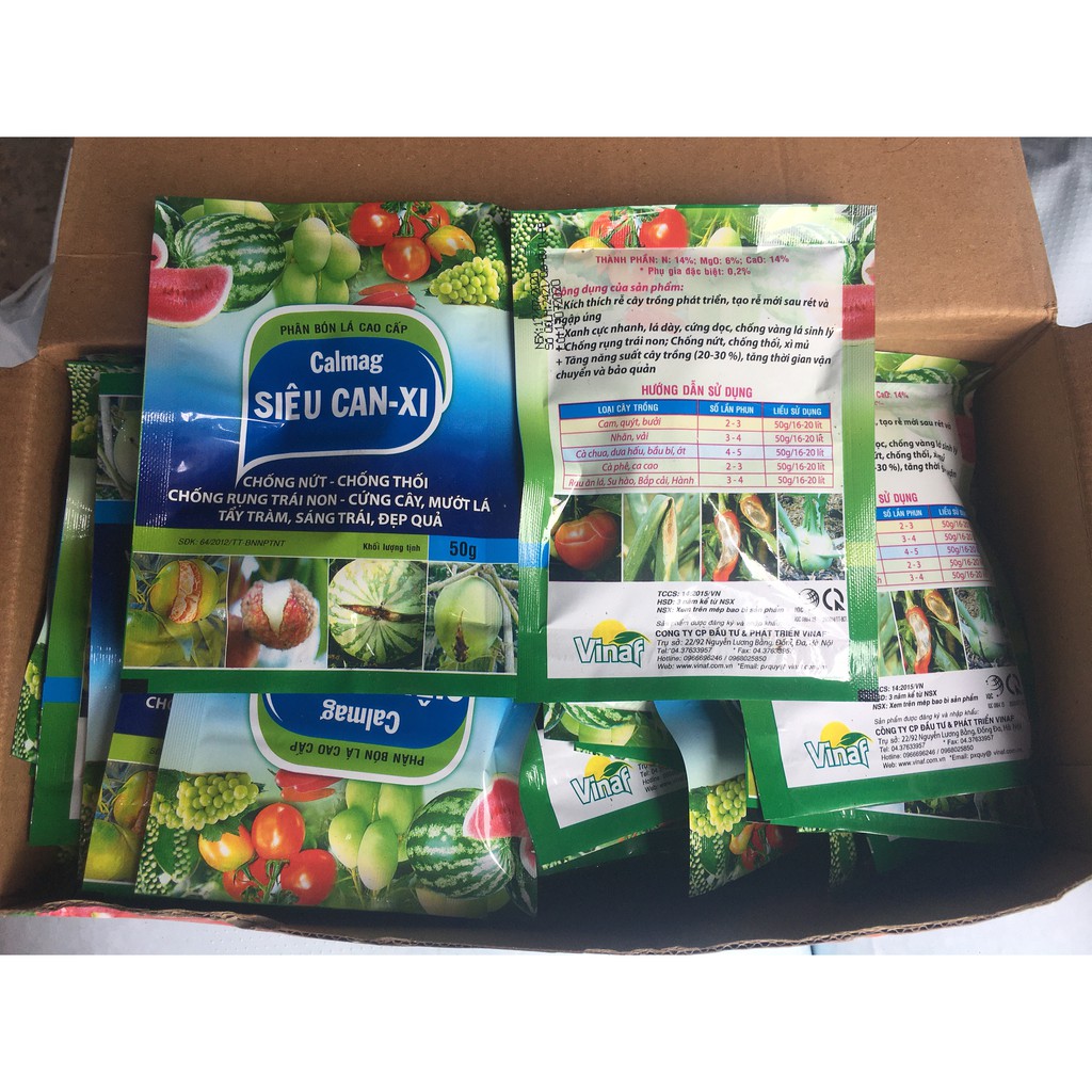 Phân bón lá cao cấp Calmag siêu Canxi - Vinaf