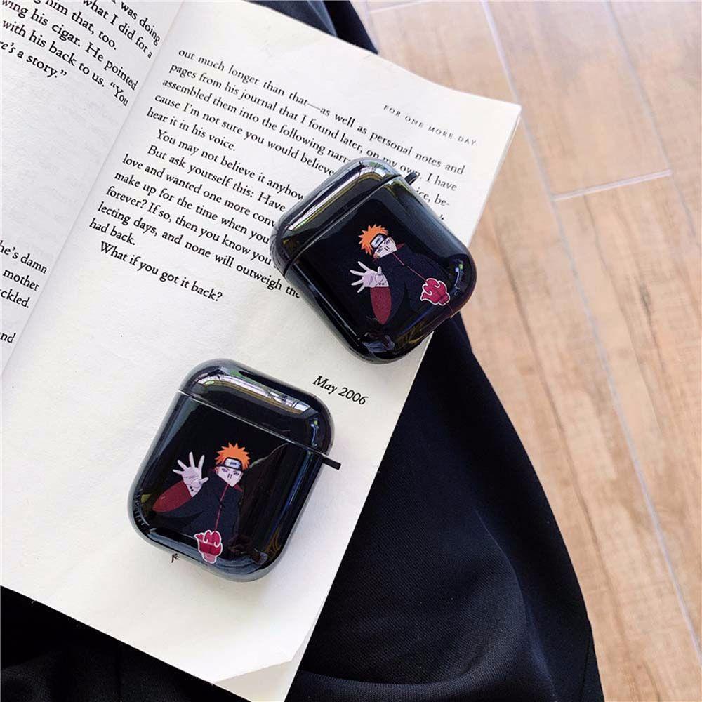 Vỏ Bảo Vệ Hộp Sạc Tai Nghe Airpods 1 2 Bằng TPU Họa Tiết Hoạt Hình Naruto Uchiha Sasuke Uzumaki