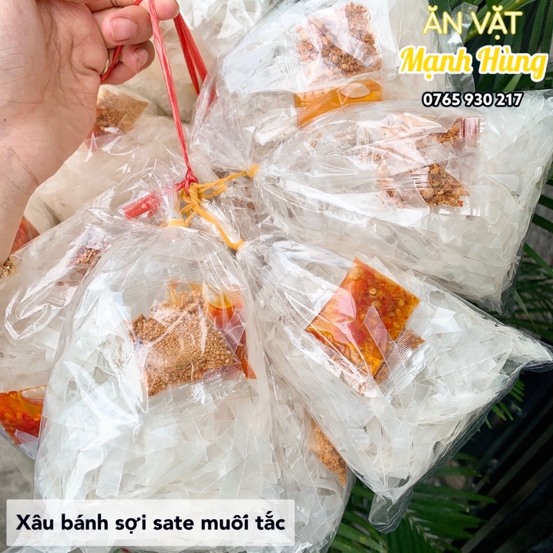 XÂU BÁNH TRÁNG SỢI SATE MUỐI TẮC MẠNH HÙNG SIÊU TO SIÊU RẺ