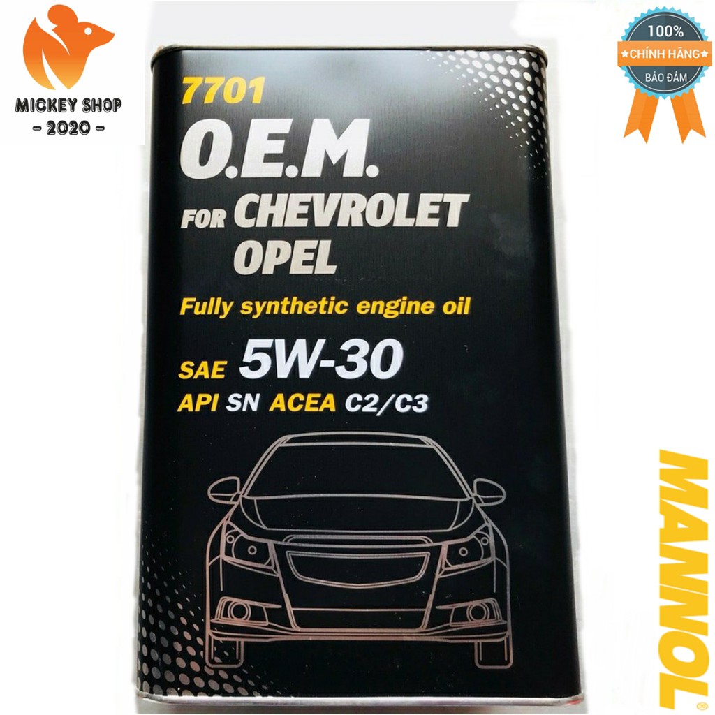 [Pro] Nhớt MANNOL 5W-30 SN/SM/CF O.E.M Cho Xe Chevrolet, Opel 7701 – 4L Hàng Đức Cao Cấp Chính Hãng – Mickey2020shop