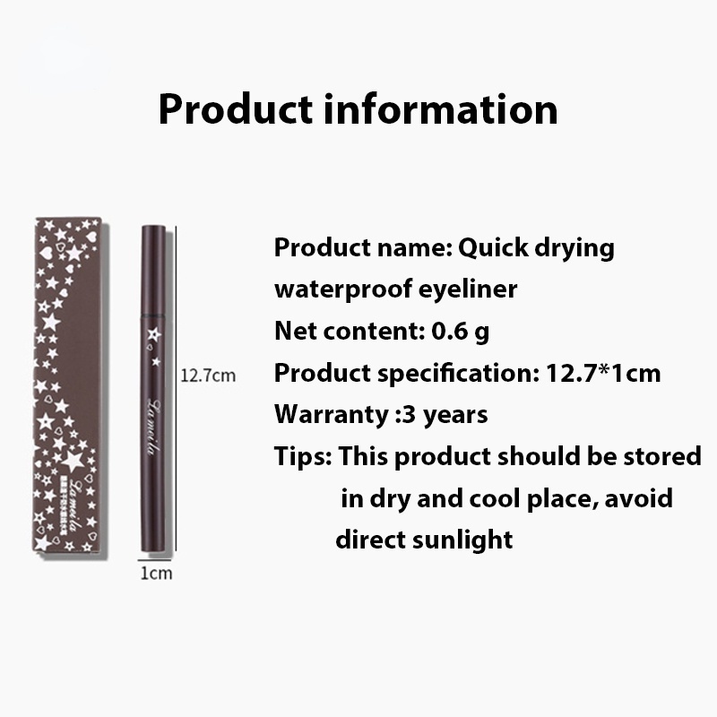 Bút Kẻ Mắt Dạng Lỏng LAMEILA Nhanh Khô Không Dễ Phai Màu