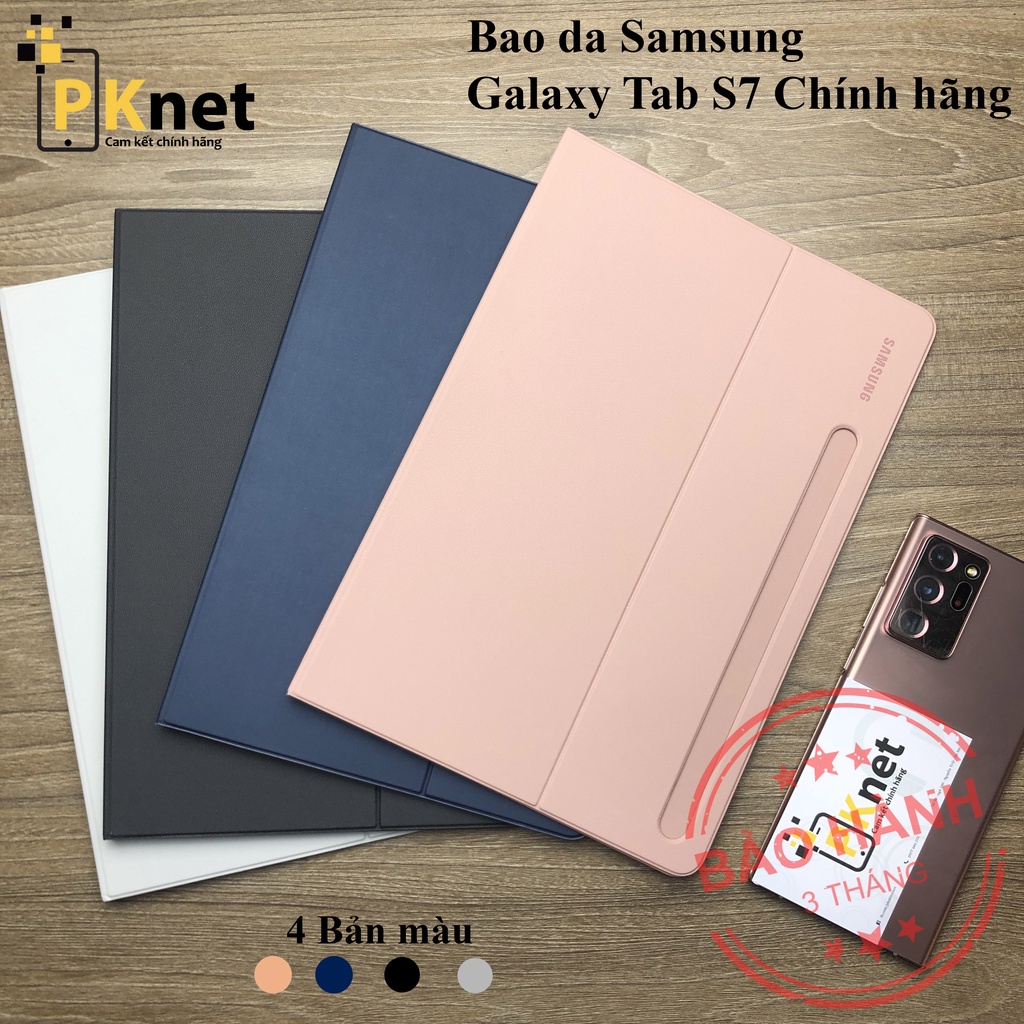 Bao da Tab S7 / Tab S8 Book cover Chính Hãng Samsung, Nobox