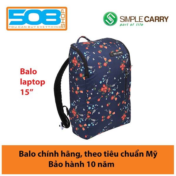 Balo Laptop SimpleCarry K3Hoa văn cho laptop 15 Bảo hành chính hãng 10 năm thumbnail