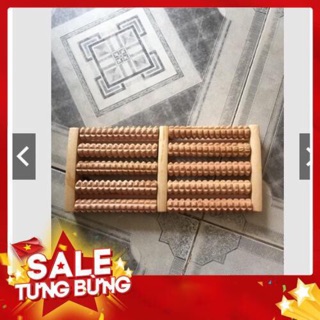 🌼BÀN LĂN MASSAGE CHÂN BẰNG GỖ ĐẢ THÔNG KINH MẠCH