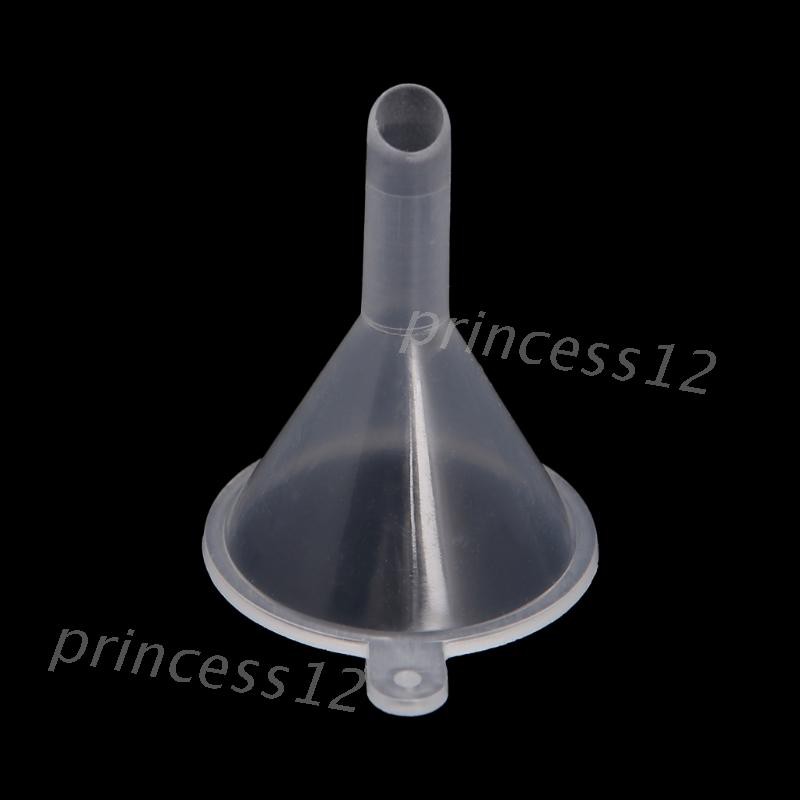 Phễu nhựa trong suốt dùng chiết rót nước hoa tiện dụng cho phòng thí nghiệm/ nhà bếp