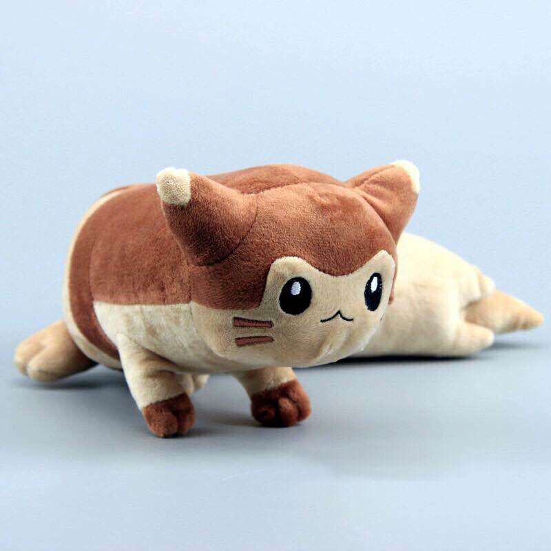 Thú nhồi bông Pokemon Furret kiểu uốn cong với xương làm quà tặng cho bé 50cm