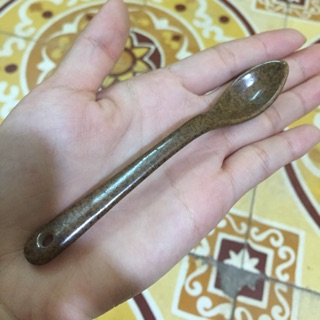 Thìa sứ uống trà, cafe sứ men gốm Bát tràng