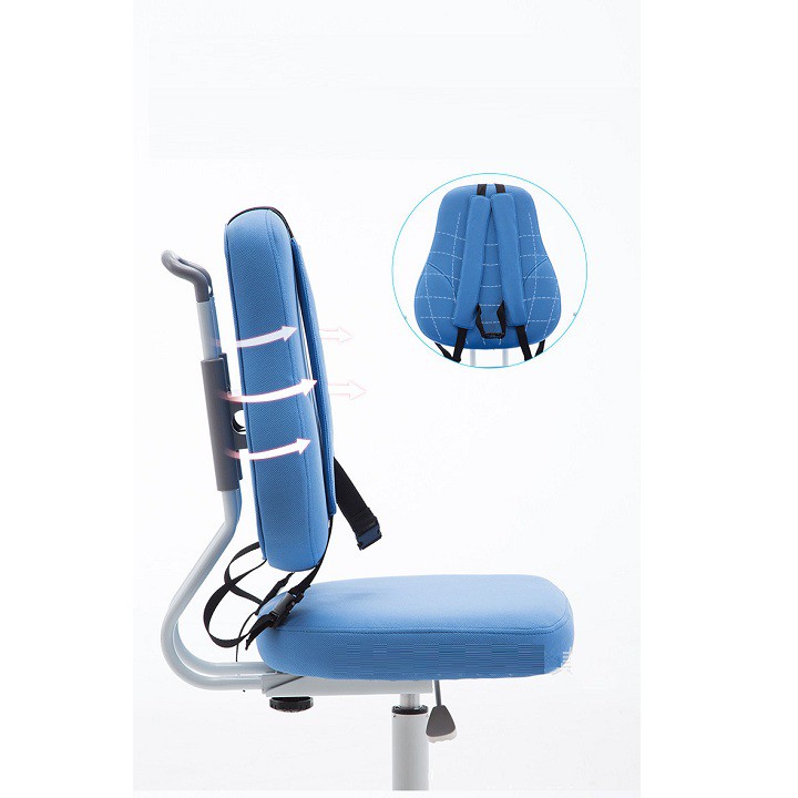 Ghế chống gù lưng cho trẻ em có đai xoay 360 độ kèm đai cố định