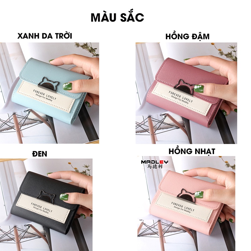 Ví nữ mini cute ngắn cao cấp nhỏ gọn nhiều ngăn thời trang cao cấp giá rẻ TAKASTORE VN24